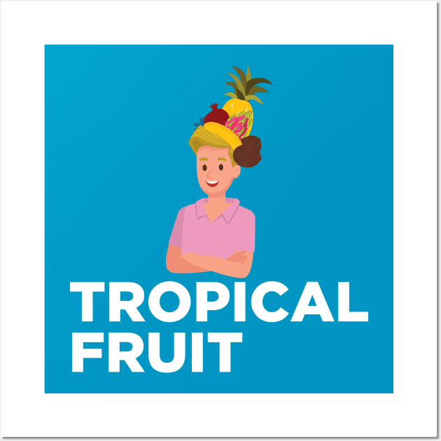 Tropical Fruit Wall Art by JFCharles